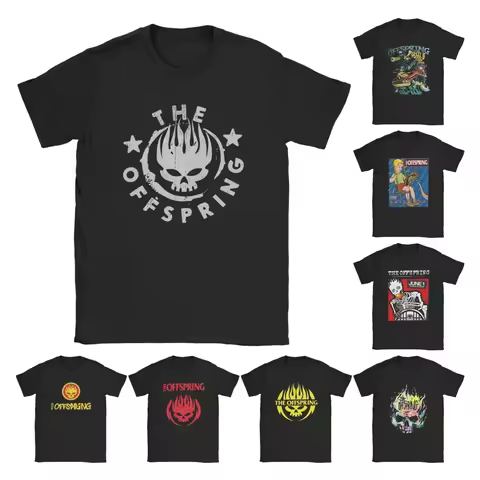 Punk The Offspring Funny T-Shirt for Men Rock Band Funny Women Cotton Tee 2026 Short Sleeve T Shirt Printed Top Summer Clothing