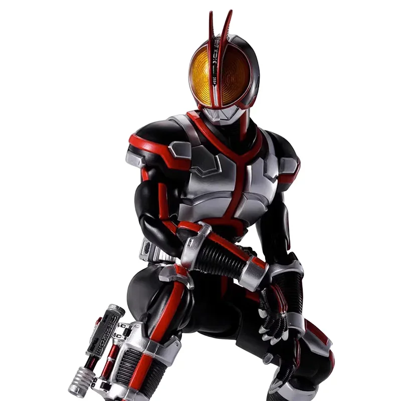 Entrega directa al contado Bandai Original Anime coleccionable KAMMEN RIDER modelo SHF jinete enmascarado FAIZ figuras de acción de juguete para niños regalo
