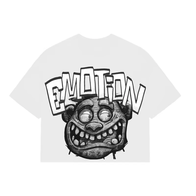 

Y2K уличная винтажная футболка с рисунком монстра, мужская летняя футболка Y2K с короткими рукавами, винтажная футболка большого размера, уличная женская одежда, топы