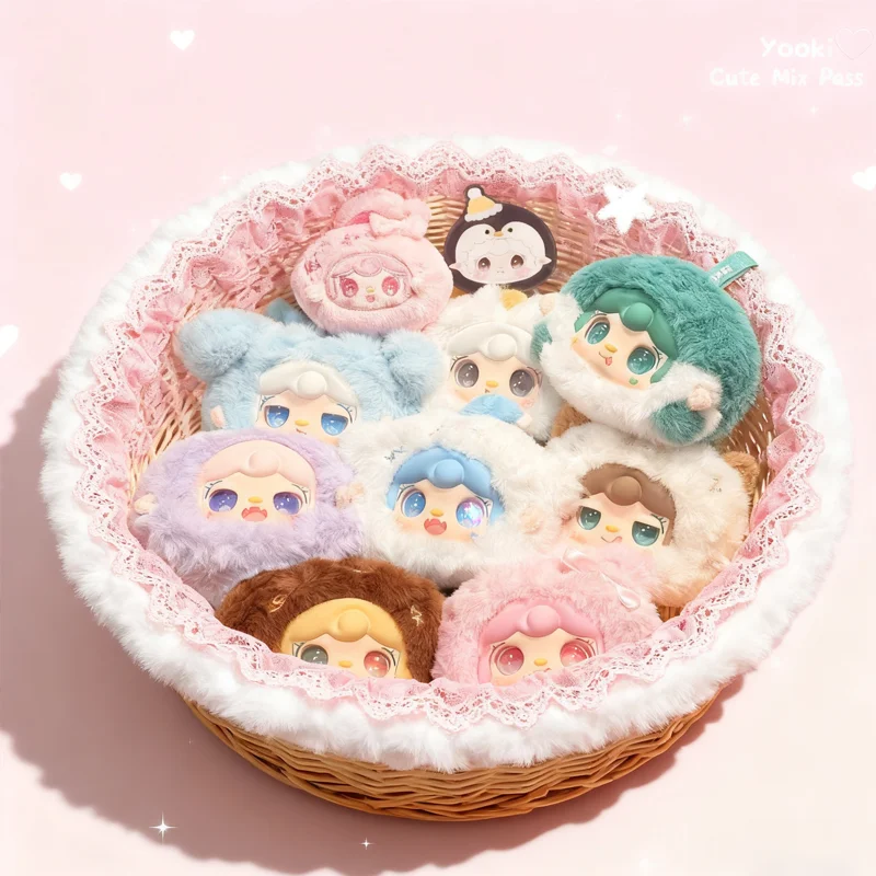 Yooki V1 لطيف الطريق من خلال صندوق أعمى الفينيل أفخم الدمى حقيبة أنيقة المفاتيح دمية السحر العصرية اللعب المقتنيات صندوق غامض الهدايا