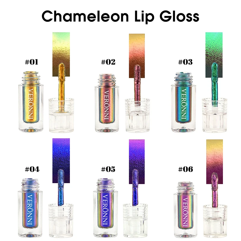 Chameleon Liquid Eyeshadow Long Lasting Multichrome Duochrome Eyeshadow Pigments Aurora Eyeshadow Glitter Makeup Party Cosmetic