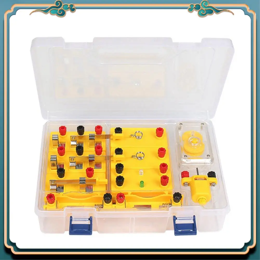 (New)-Electric Kids Toy Basic Circuit Electricity Learning Kit Physics Teaching Aids Education DIY Assembly Experiment
