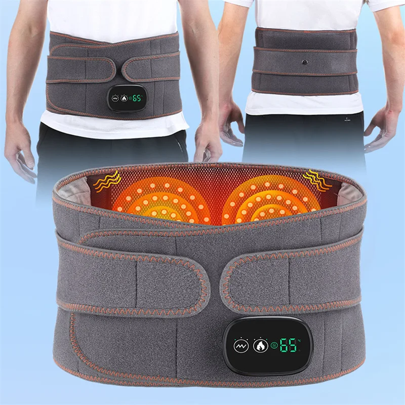 

Multifunctional Electric Heating Waist Support Massage Belt Far Infrared Vibration Hot Compress Lumbar Brace Therapy Massager