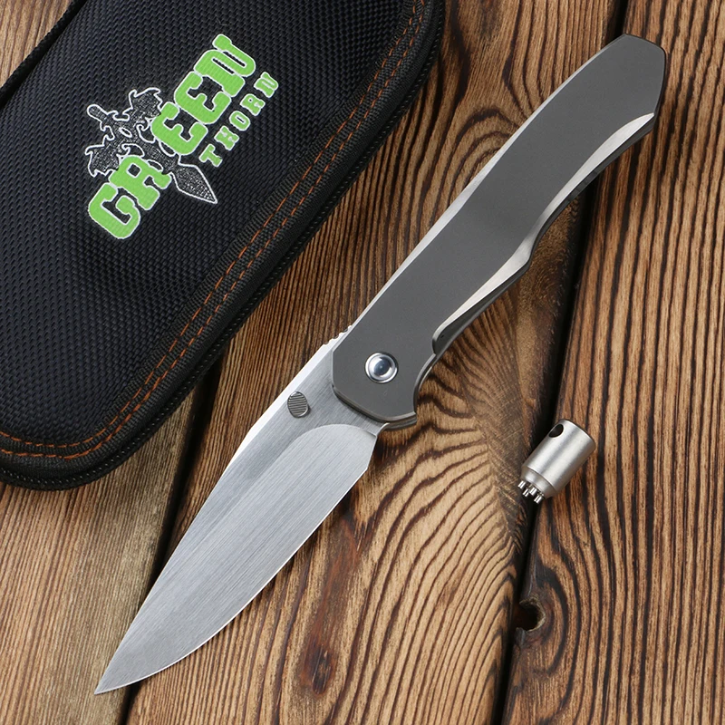 Green thorn Locke sand knife s90v blade TC21 handle outdoor camping utility fruit knife EDC tool