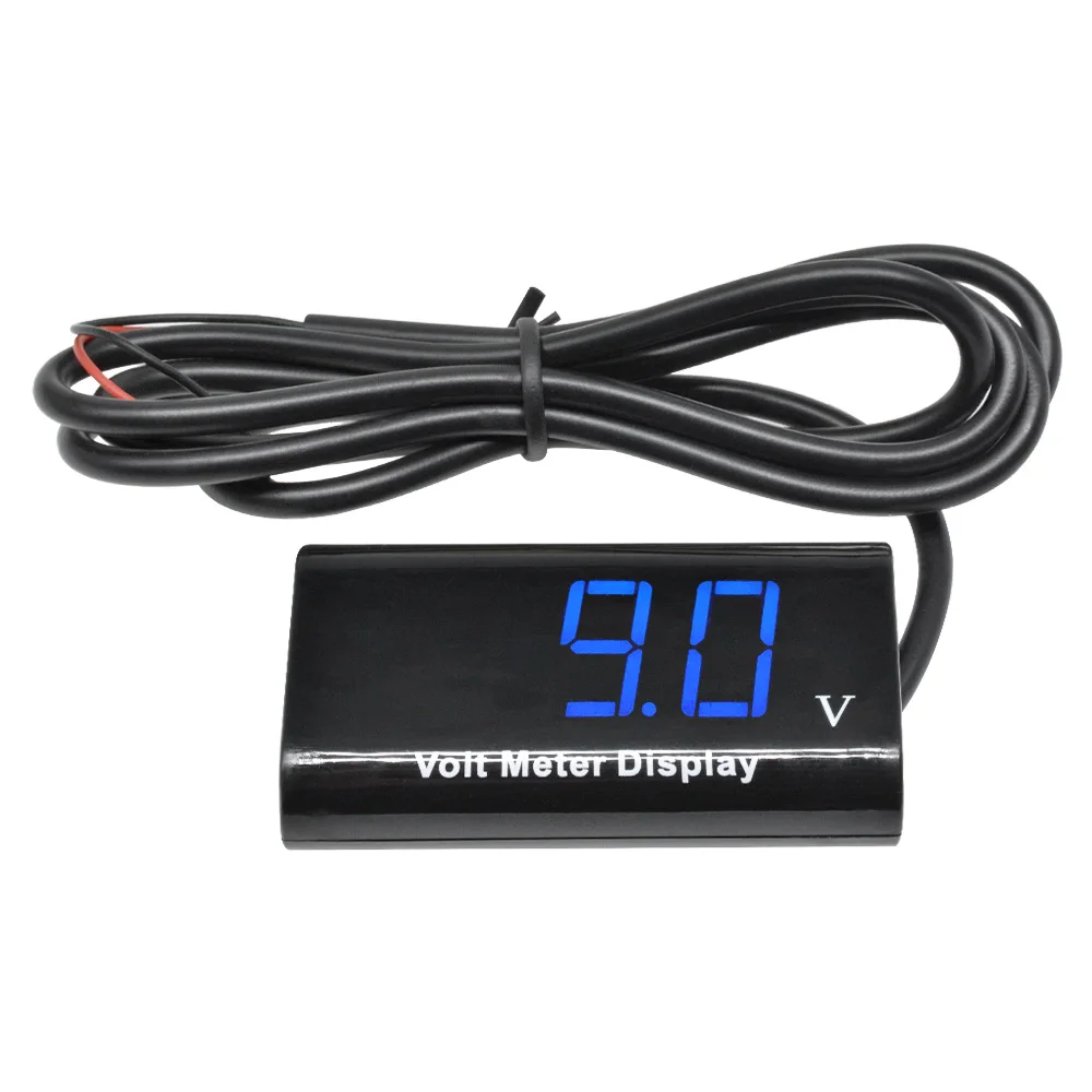 Mini 0,56 Zoll LED Digital-Voltmeter DC 8V-18V IPX6 Wasserdicht 2-Draht Spannungstester Voltmeter für Motorräder Autos Detektor – Detail 10
