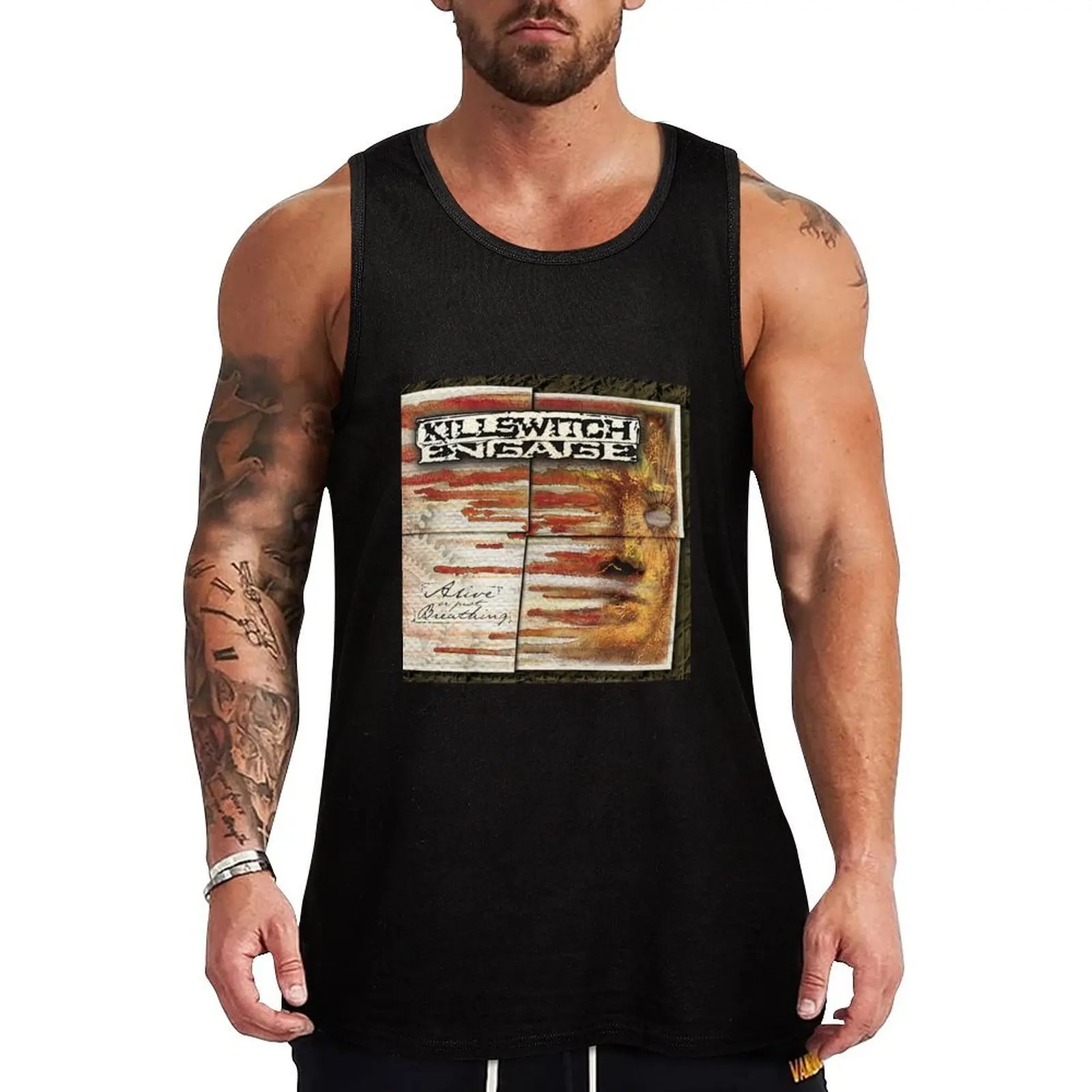 Killswitch Engage Alive or Just Breathing Tank Top Basic Cotton Tank Top Non-Shrink Casual Sleeveless