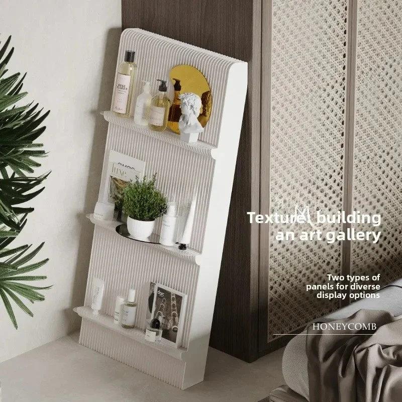 e-3  Wall-Mounted Bookshelf Storage Rack Foldable Portable Display Rack Exhibition Mall Art Creative Display Rack