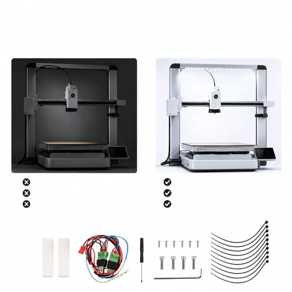 Internal LED Light Bar For Sparkx I7 3D Printer Advanced Lighting Kit Easy Install Printing Inspection Tool