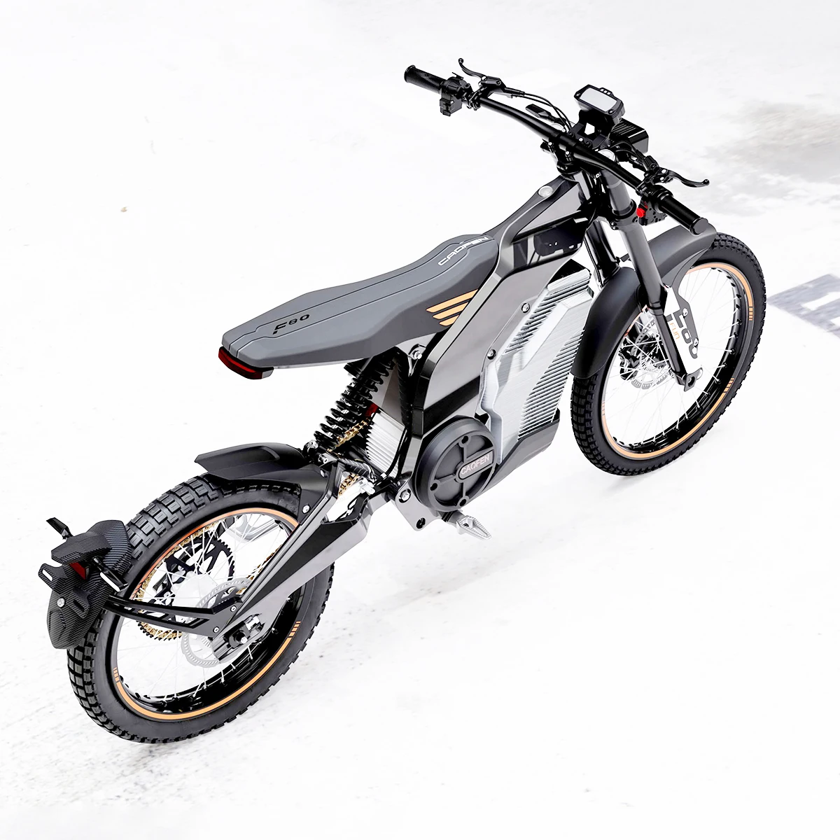 CAOFEN F80 electric motorcycle two-wheel off-road road electric bike 72v48ah Maximum power 8000w Medium motor direct ebike