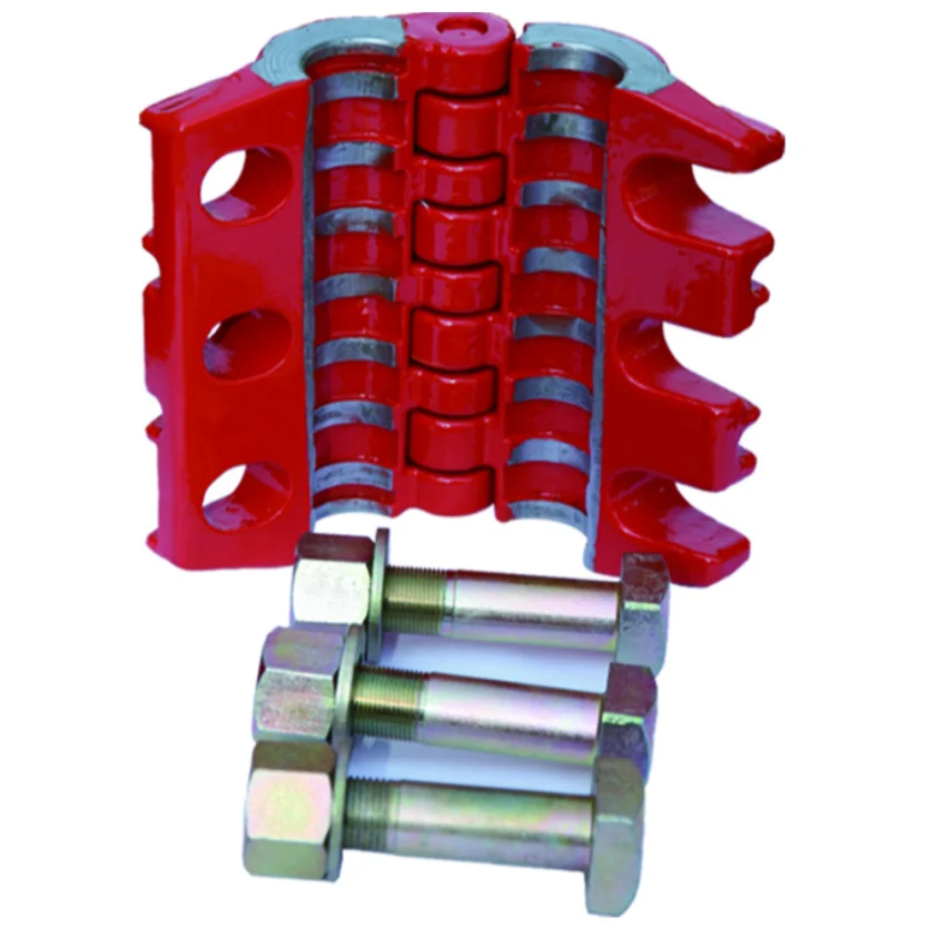Two-bolt articulated oil field equipment New carbon steel sucker rod polished rod fixture for drilling and ore mining
