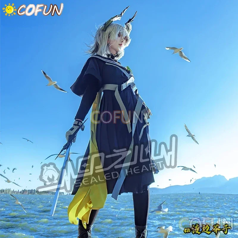 

COFUN Arknights Irene Judgment Косплей Костюм Платье для фанатов аниме-конвентации ‌ Женские милые наряды, полный комплект на Хэллоуин