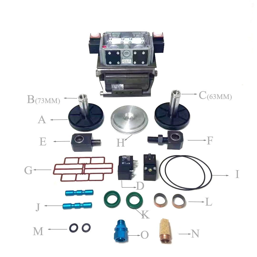 C2.184.1051 SM102 CD102 печатная машина комбинированный комплект уплотнений цилиндра давления C2.184.1051 Набор для ремонта цилиндра