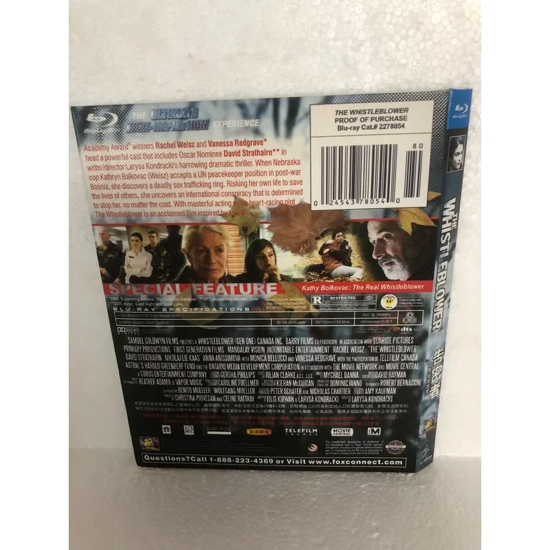 Blu-ray Disc Whistleblower 2010 Movie New and Unopened Box Sealed Package