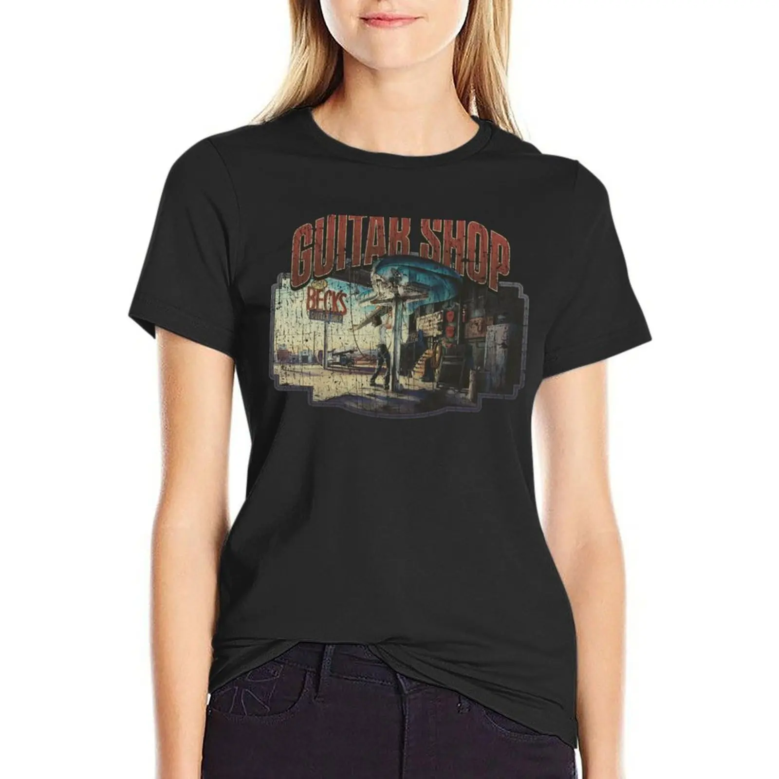 

jeff beck T-Shirt tops tees customs design your own sublime western t shirts for Women