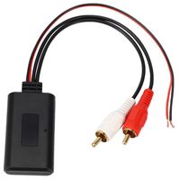 Car Wireless Bluetooth Receiver Module Bluetooth 5.0 AUX Adapter Music Radio Stereo Audio Cable Adapter 2RCA Connector