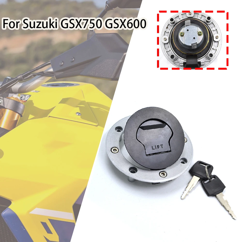 Fuel Gas Tank Cap Cover Key For Suzuki GSX750 GSX600 GSX1200 GSX 750 600 1200 SV650 SV 650 DL650 DL1000 V-Strom DL 650 1000