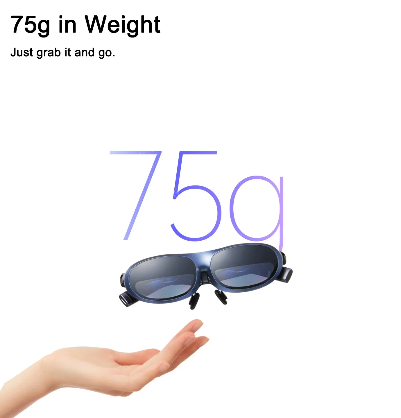 

2024 Hot Design Max AR Smart Glasses 4K UHD Myopia Adjustment One Click 3D Argument Reality AR/VR Glasses