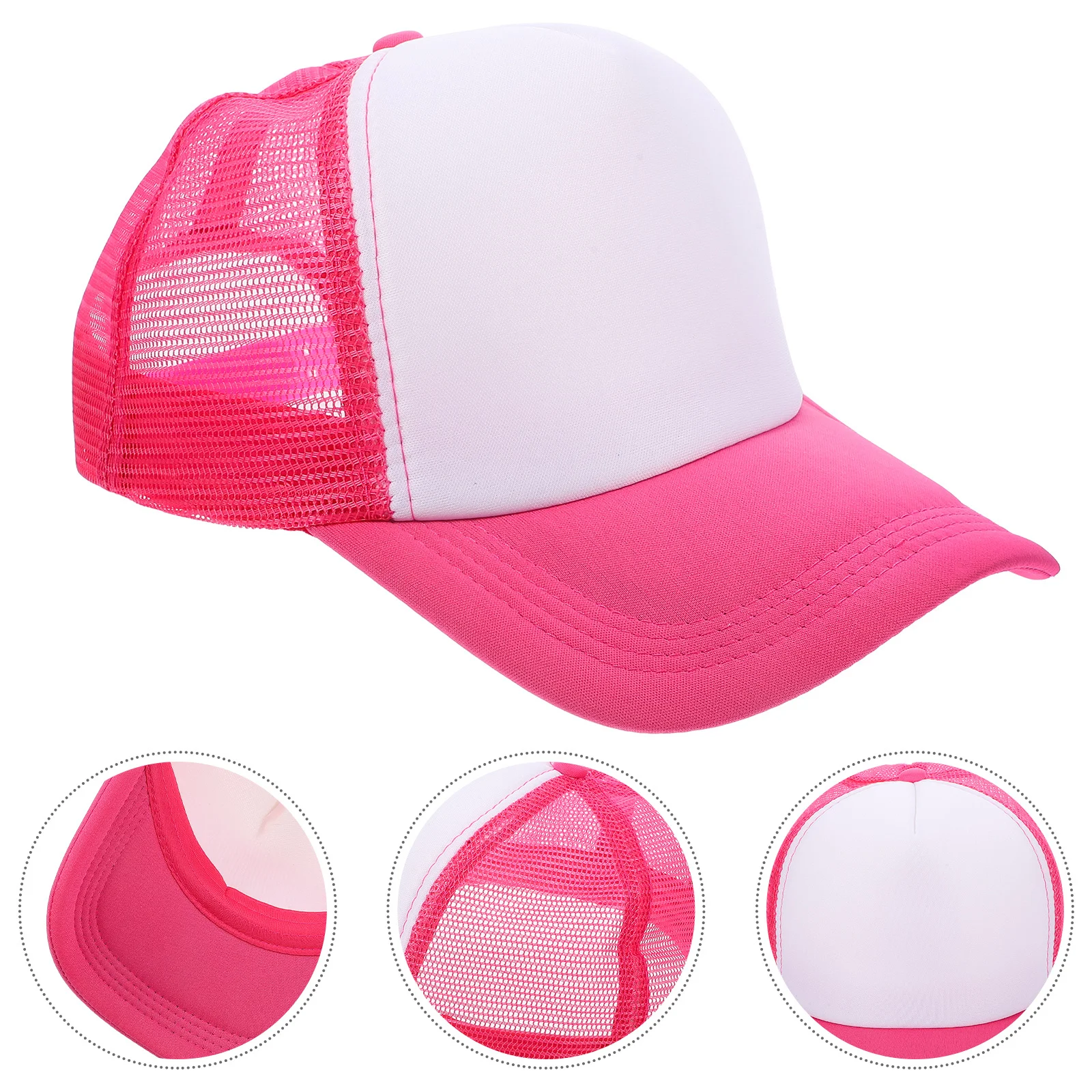 10 قطعة نقل الحرارة قبعات البيسبول فارغة شبكة التسامي القبعات DIY بها بنفسك قبعة من أوت دور خفيفة الوزن تنفس التسامي القبعات #4
