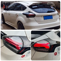 LED Taillights For Ford Focus 2015 2016 - 2018 Car Accessories Taillight Assembly LED Taillamp DRL Sequential Signal Brake Light