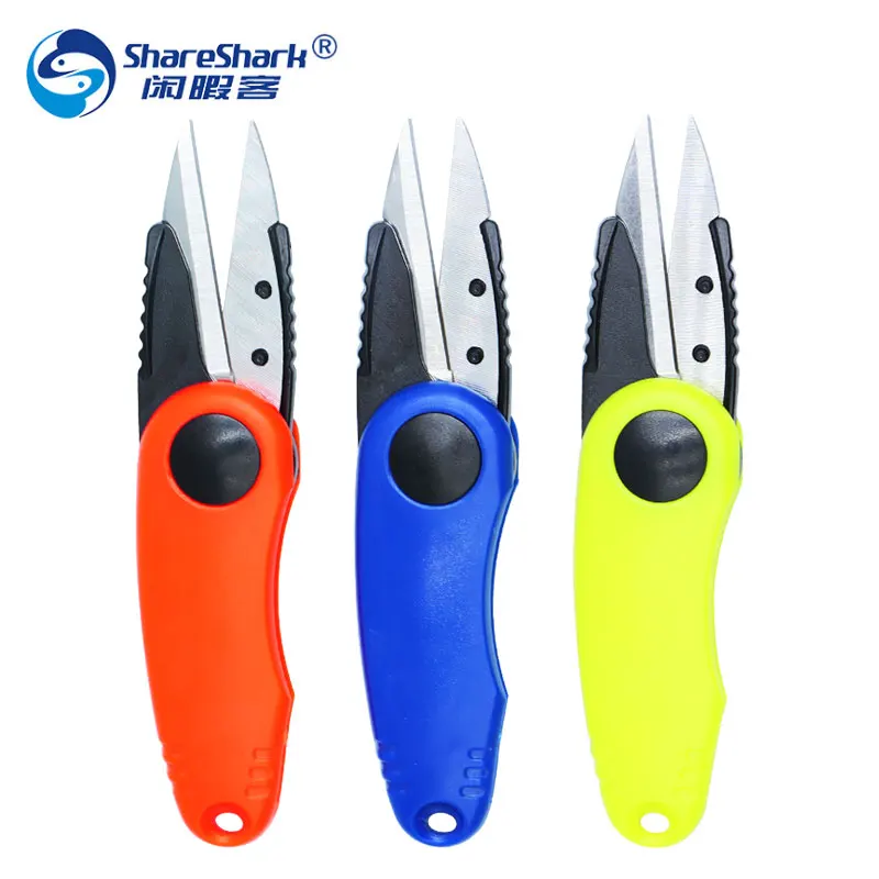 1PCS Multi-function Mini Fishing Portable Plastic Scissors Line Cutter Fishing Gear Fishing Equipment