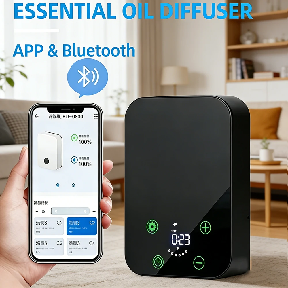 

Умные аромадиффузоры для больших помещений с сенсорным управлением и управлением через приложение, электрические диффузоры для эфирных масел, увлажнители воздуха для дома и отелей