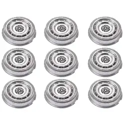 9 Pieces SH90 Shaver Replacement Heads for Philips Norelco Series S9000 RQ12 Shavers Blade Head