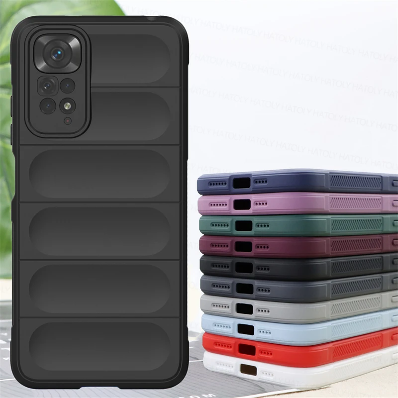 For Xiaomi Redmi Note 11 Case Xiaomi Redmi Note 12S 11S 11 Pro Plus 5G Global Skin-Friendy Shockproof Silicone Phone Back Cover