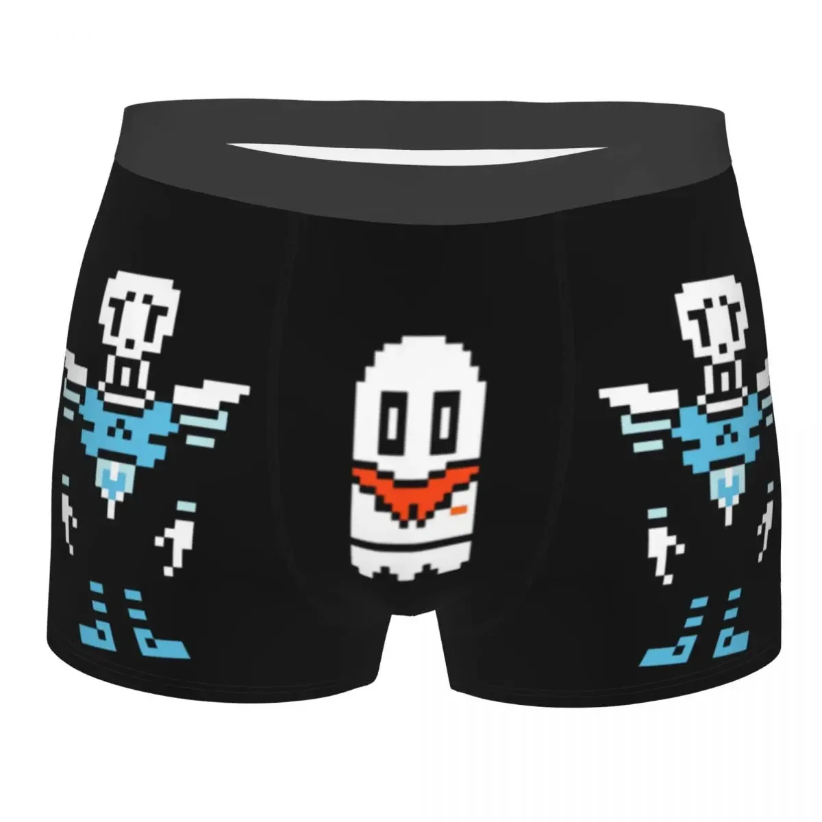 

Трусы-боксеры Sans And Papyrus Sprites Undertale Napstablook Mencosy, нижнее белье с 3D принтом, дышащие, высокого качества