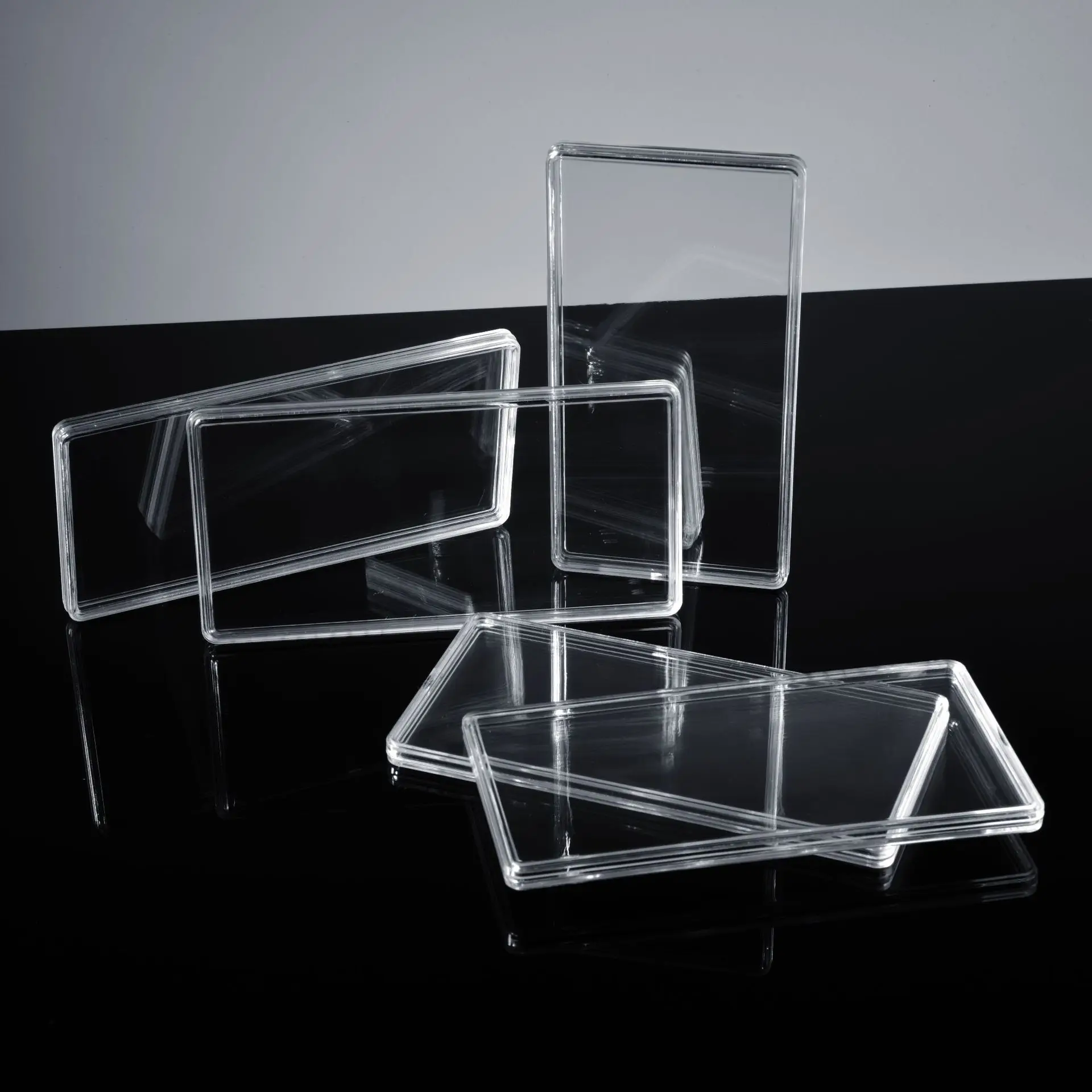 Clear Plastic Collectible Banknote Organiser Commemorative Banknote Protective Case Souvenirs Paper Currency Protector