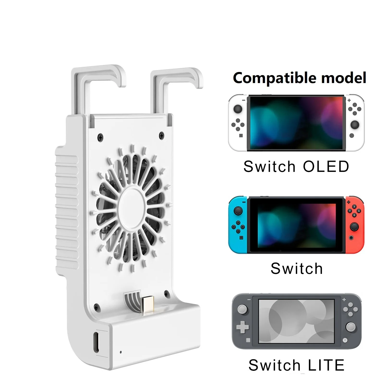 

Вентилятор охлаждения зарядного устройства для переключателя OLED Switch Lite