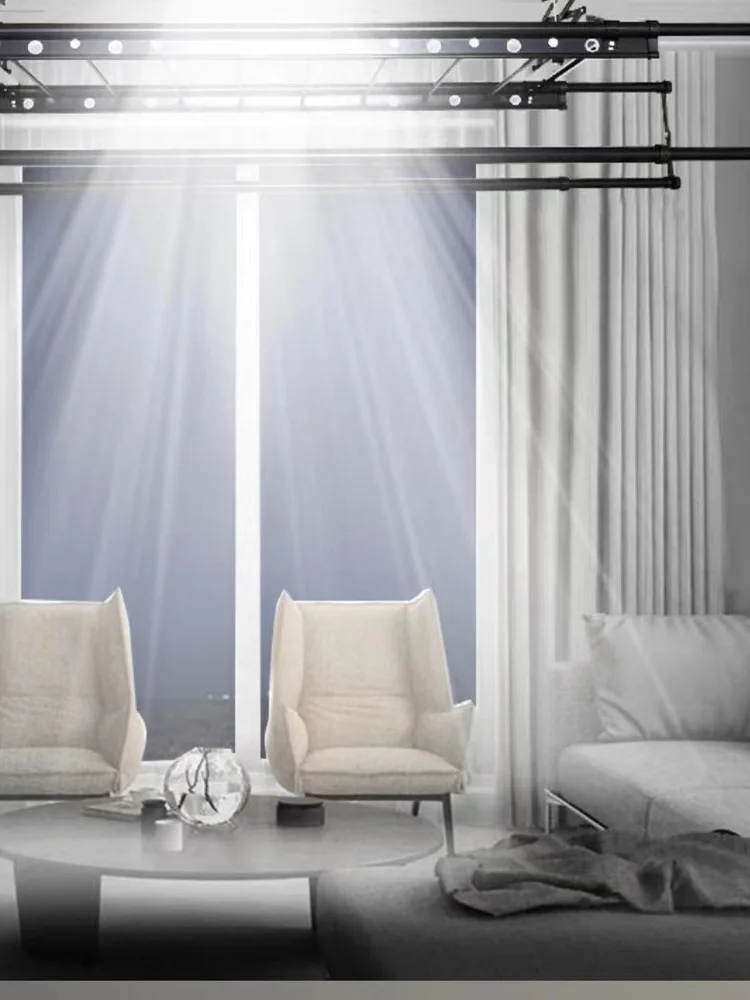 Electric drying rack, small balcony side-mounted drying rack, single rod lift drying machine, remote control lift intelligent dr