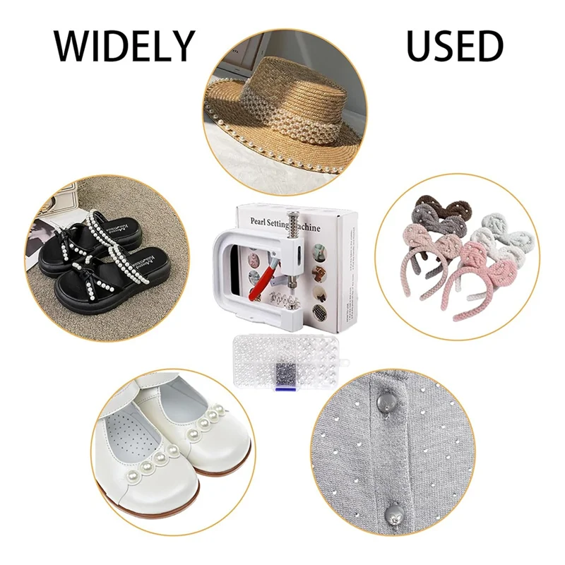 آلة إعداد اللؤلؤ، آلة تثبيت برشام الخرز، 5 أحجام، مجموعة أدوات ضبط اللؤلؤ بالضغط اليدوي للقبعات، ملحقات DIY-Y78A #3