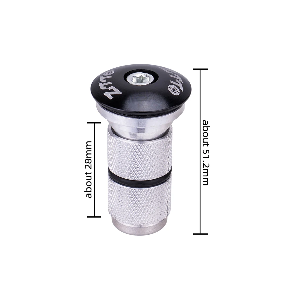 ZTTO Bicycle Compression Plug Steerer Headset Expansion Insert Bowl Bolt Top Cap Mount 1 1/8\