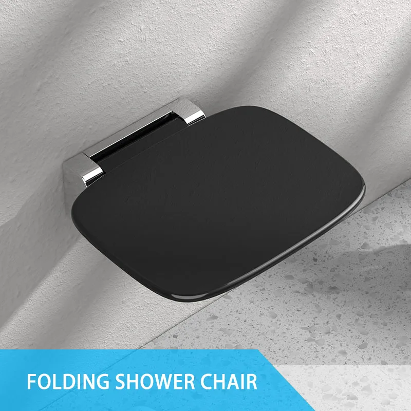Modern Contemporary HEXU Model 006-1 Folding Stool for Elderly | Wall-Mounted Space-Saving Durable | Stylish Entry Home Hotel