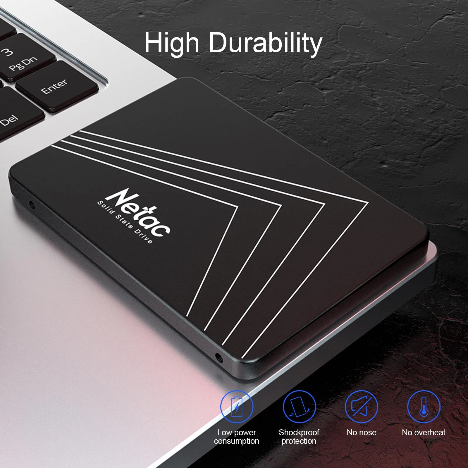 Netac SSD 120GB 2.5 SSD SATAIII 240GB 480GB 960GB 1920GB HDD Hard Disk Solid State Drive Internal untuk Laptop Desktop