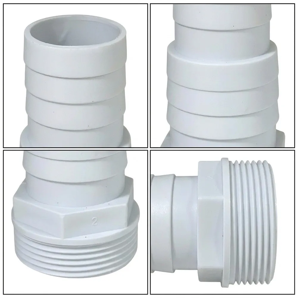 Sturdy ABS Hose Nozzle Set for Filter Pumps Non Slip High Pressure Pool Pond Tubing Connector 2 pcs 8 pcs 16 pcs