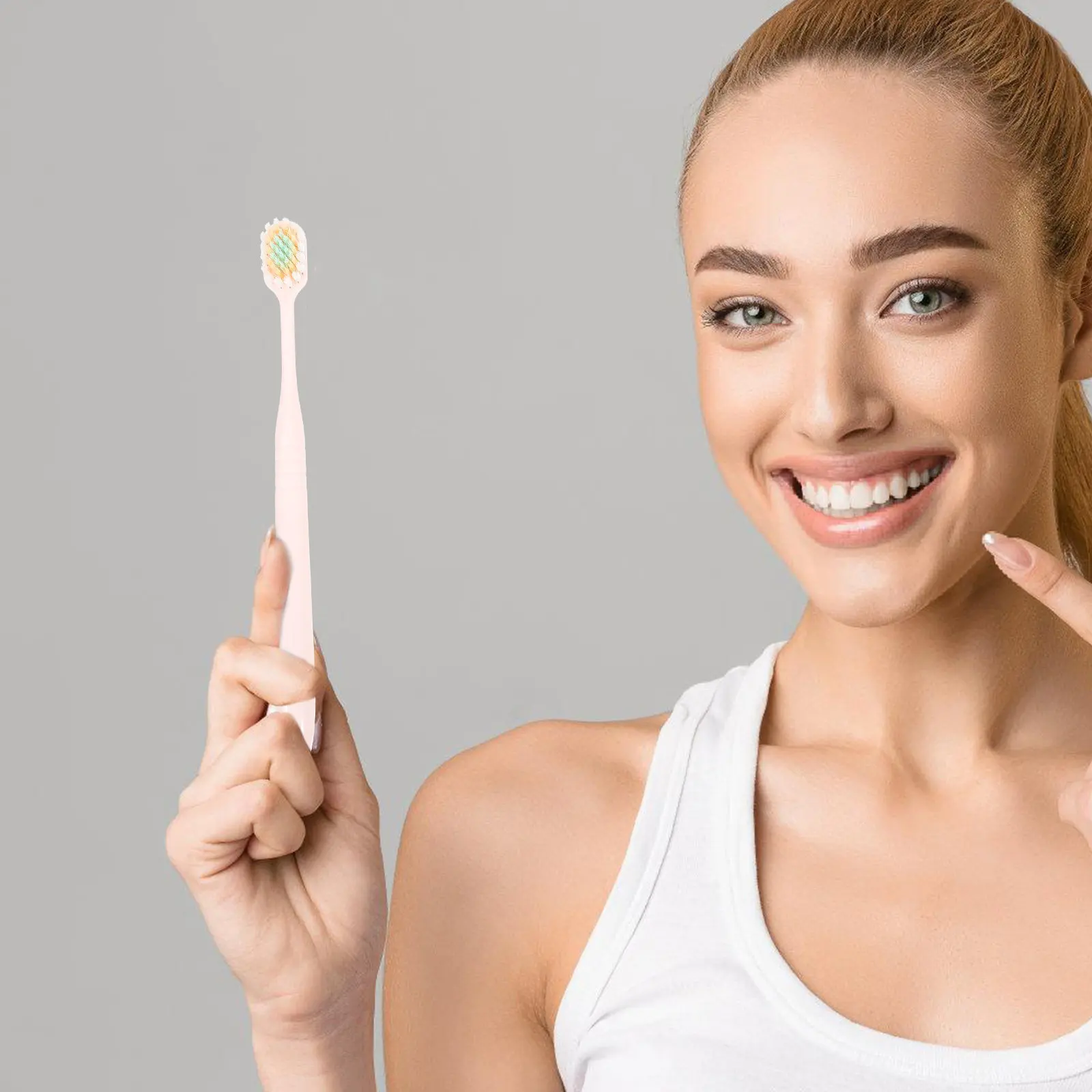 

3Pcs Soft Bristles Toothbrush Wide Thin Brush Adult Household Teeth Cleaning Travel Portable Tooth Brush Toothbrush