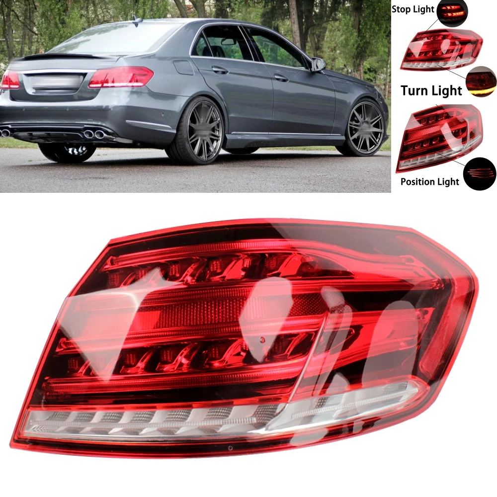 

Right Outer Side LED Tail Rear Lamp Light For Mercedes Benz W212 S212 E200 E250 E300 E350 2014 2015 2016 European version