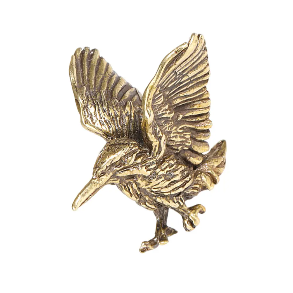 

Brass Bird Keychain Pendant Vintage Crafts Multi-purpose Decorative Jewelry Parts Retro Style Long-lasting Detail
