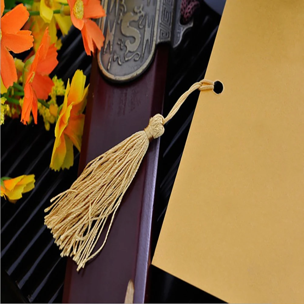 

120Pcs Chinese Tassel Set for DIY Crafts Handmade Jewelry Pendant Charms Keychain Decor Bookmarks Gift Tags Bag Hanging
