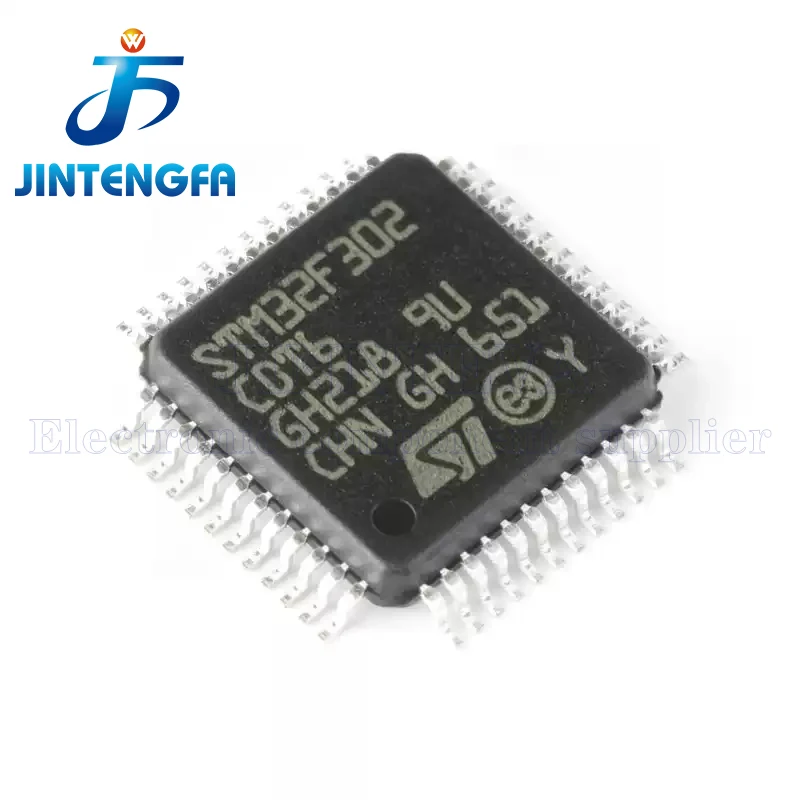 STM32F302 STM32F302CBT6 STM32F302C8T6 STM32F302RBT6 STM32F302RCT6 STM32F302K8U6 LQFP-48/64 UFQFPN32 SMD IC Microcontroller ARM