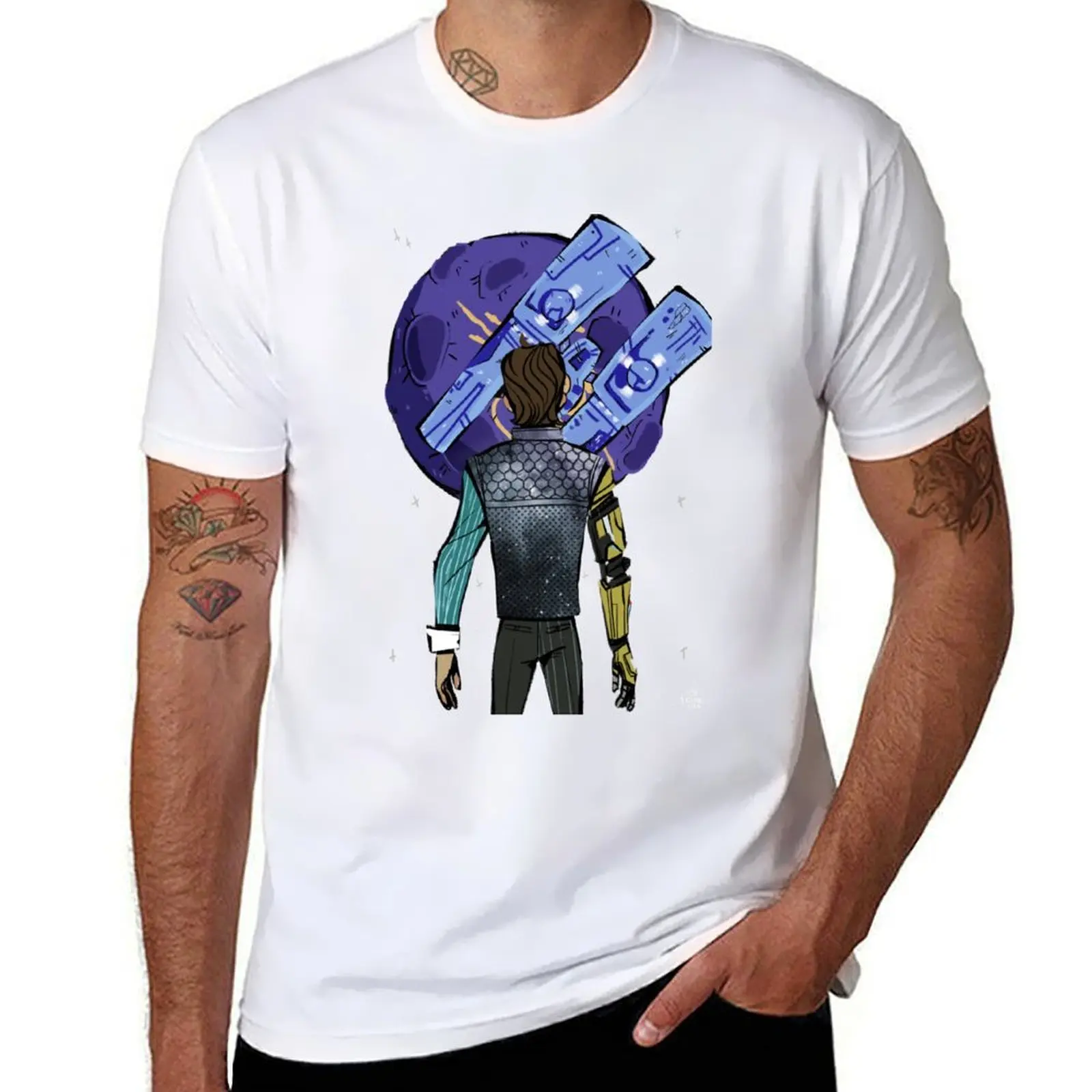 

Rhys the Company Man T-Shirt t shirts for man slim fit t shirt man plain T-Shirt