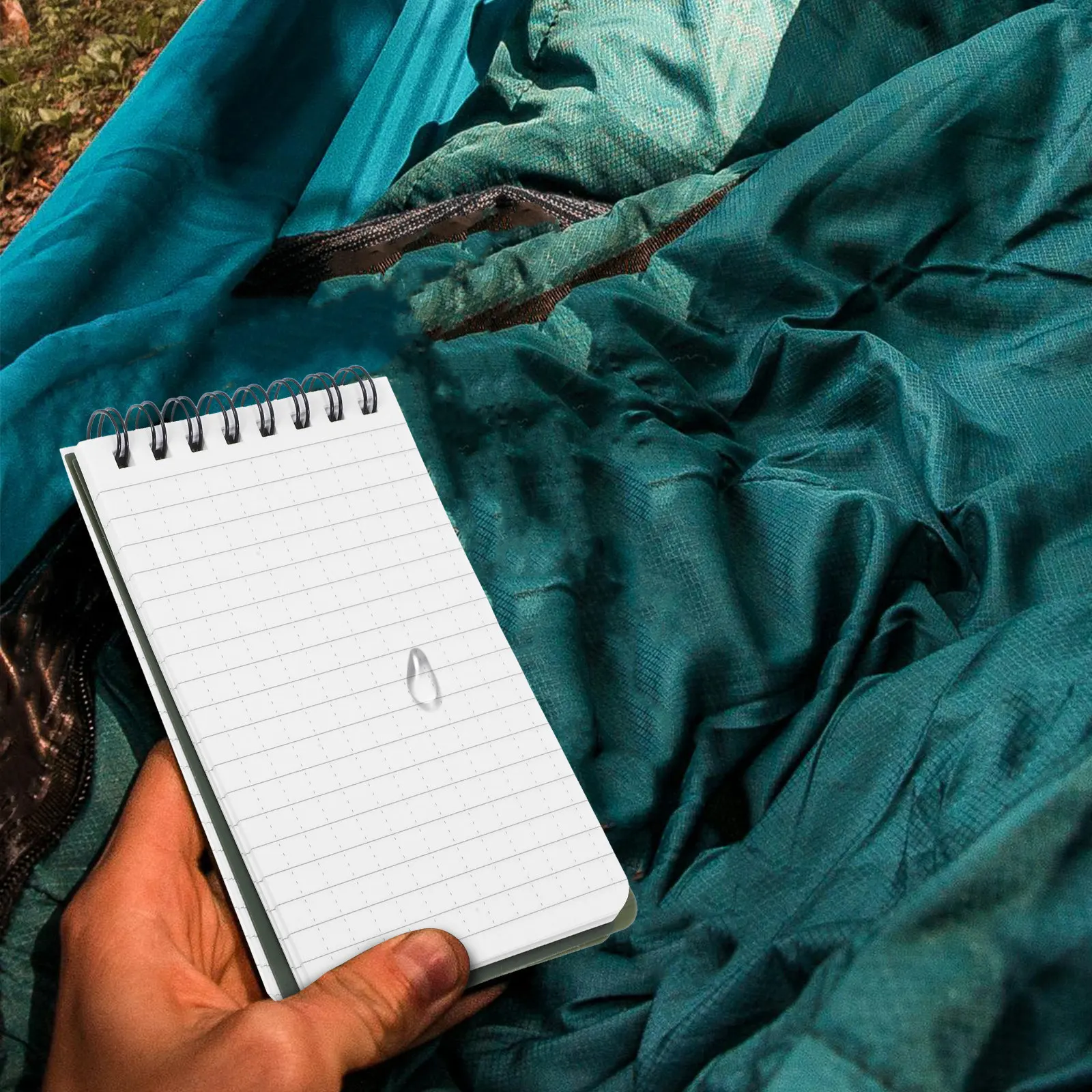 

Блокнот с пружинным переплетом, водонепроницаемый, портативный, карманный, для заметок, маленький блокнот для студентов, для планирования, письма, рисования