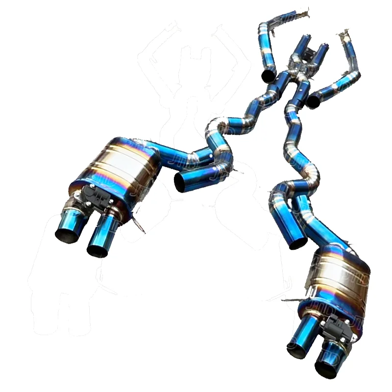 Excellent système d'échappement Catback Valvetronic en titane pour modèles BMW M6 F06 F12 F13, raccord de silencieux en acier inoxydable