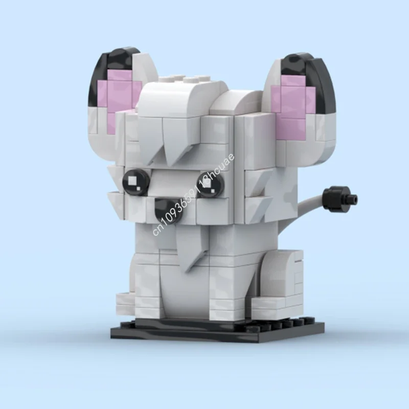 139 piezas MOC Kimba el León Blanco Brickheadz, bloques de construcción, juguetes creativos de ladrillos para niños, regalos de Navidad