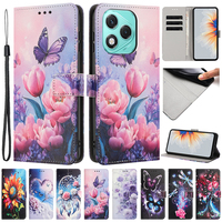 For Honor 400 Lite Case 400 lite ABR-NX1 Funda Painted Wallet Protection Phone Case for Huawei Honor 400Lite Honor400 Cover Etui