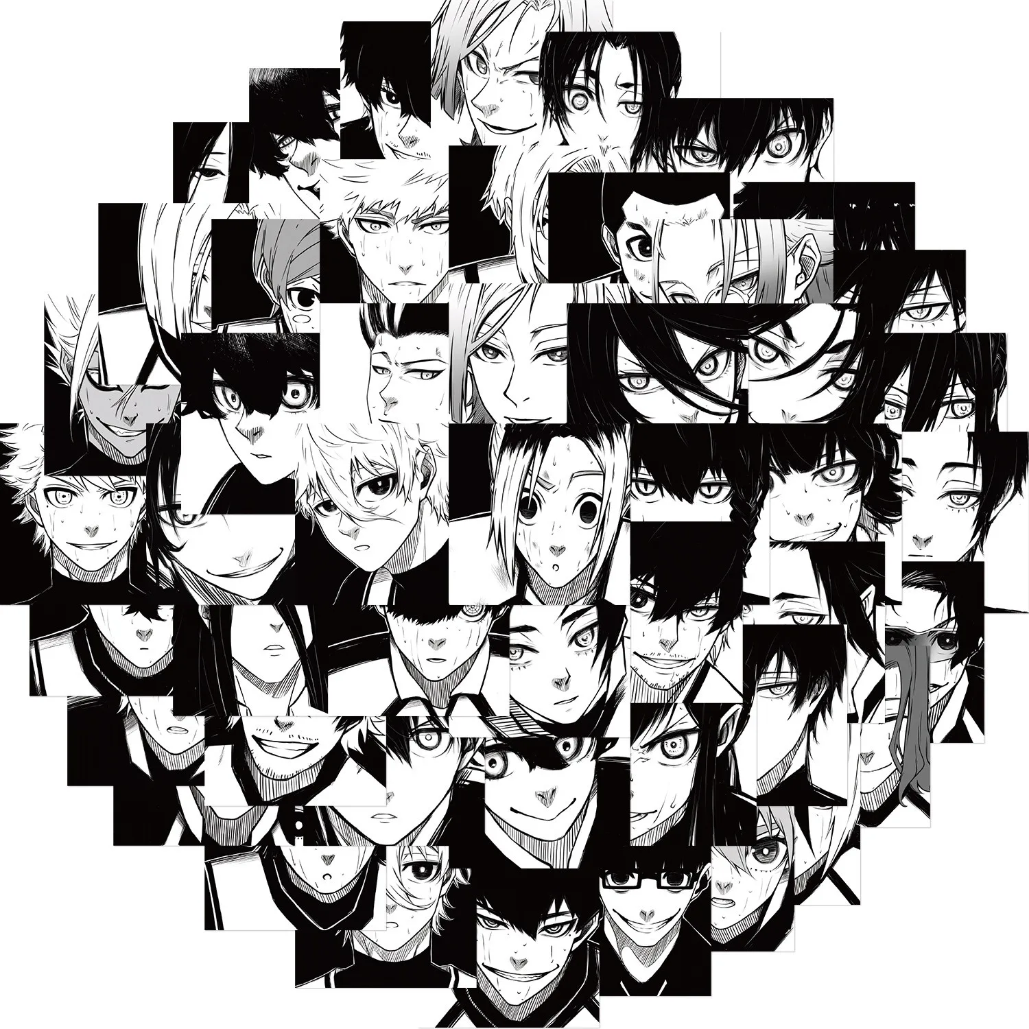 50PCS Creative Blac…