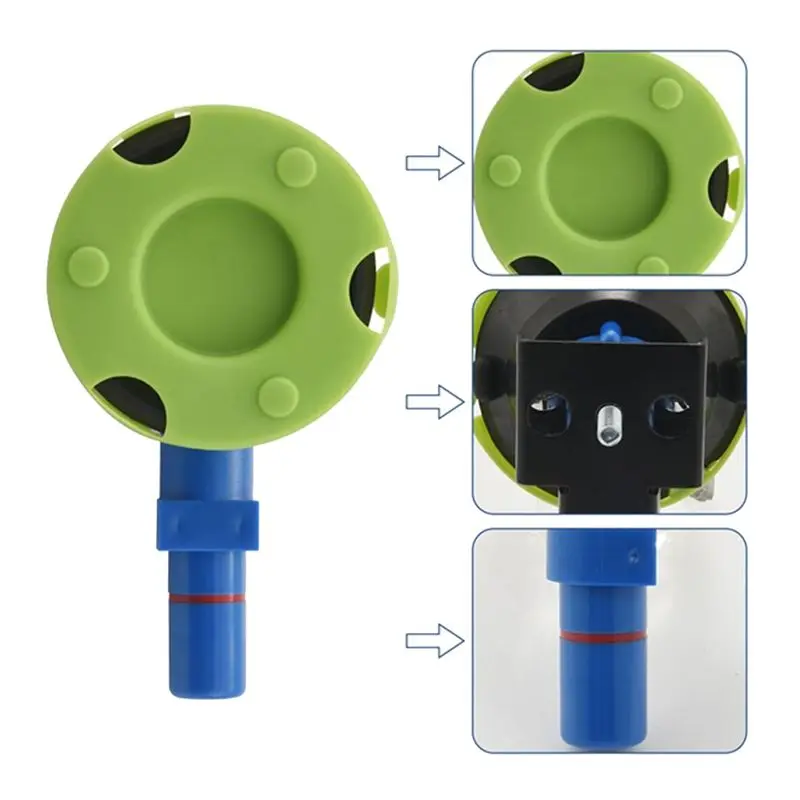 A03E-2 Pcs 3 Inch 75Mm Concave Vacuum Suction Cup Hand Pump Vacuum Suction Cup With M6 Threaded Stud