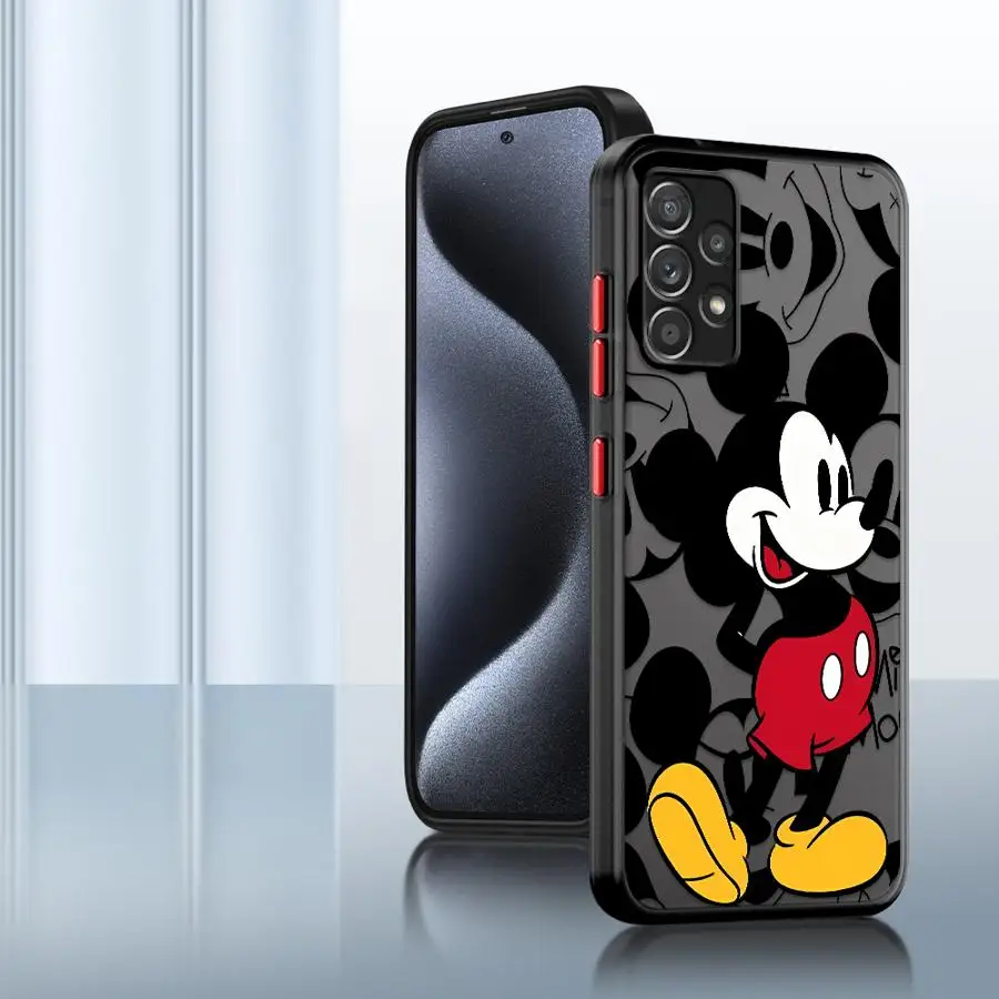 

Disney Mickey Minnie Soft shell Case for Samsung Galaxy A22 A24 A25 A26 A53 A34 A73 A54 A52 A56 A21s A35 A36