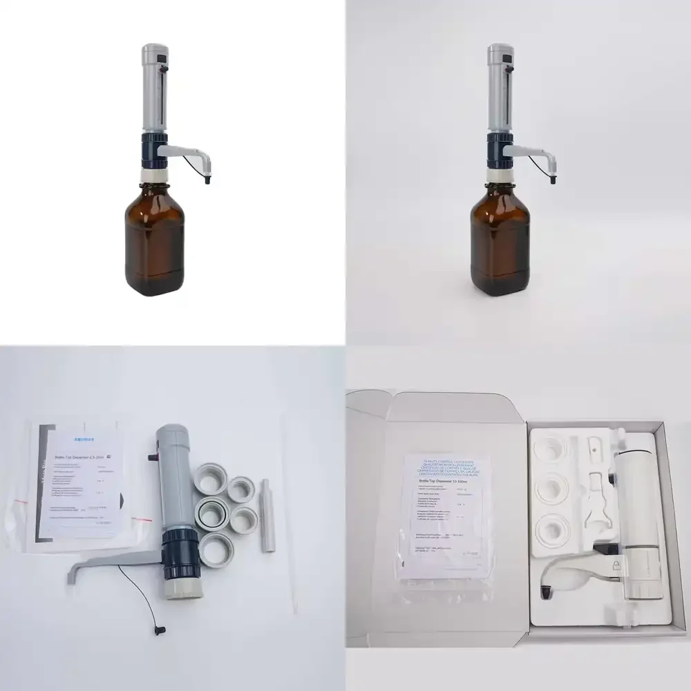 Pipette Electronic Cedrec Bottle-Top Lab Plastic Dispenser Multiple Sizes Liquid Handling Equipment